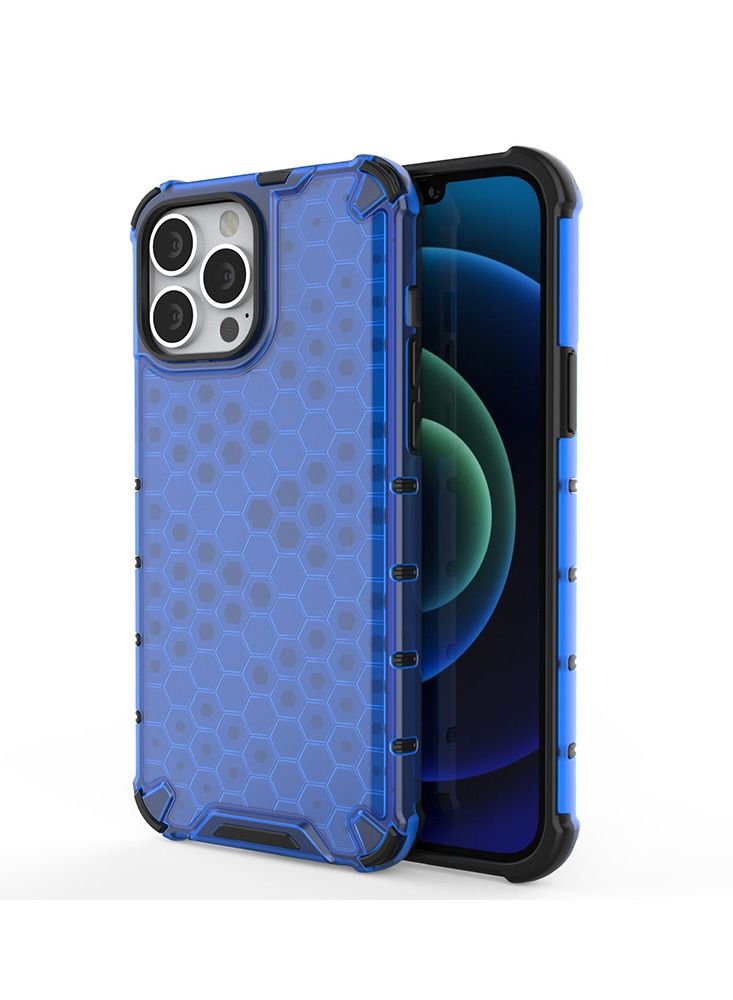 Suitable For Iphone Honeycomb Design Transparent Anti Falling Phone Shell