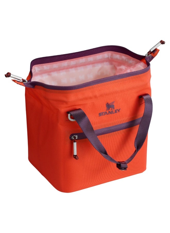Stanley All Day Julienne Mini Cooler Bag 7.4 QT (10 Can) | Compact Soft Cooler for Picnics, Beach, Hiking & Daily Commute | 12H Cooling Performance with Leak-Proof Winged Bear Liner | Unique Doctor’s Bag Hinge-Top Design | Recycled Polyester | Adjustable Strap, Front Zip Pocket, Lightweight 0.41 kg | Portable Insulated Lunch Tote for Snacks, Meals, Drinks & Outdoor Adventures - Image 3