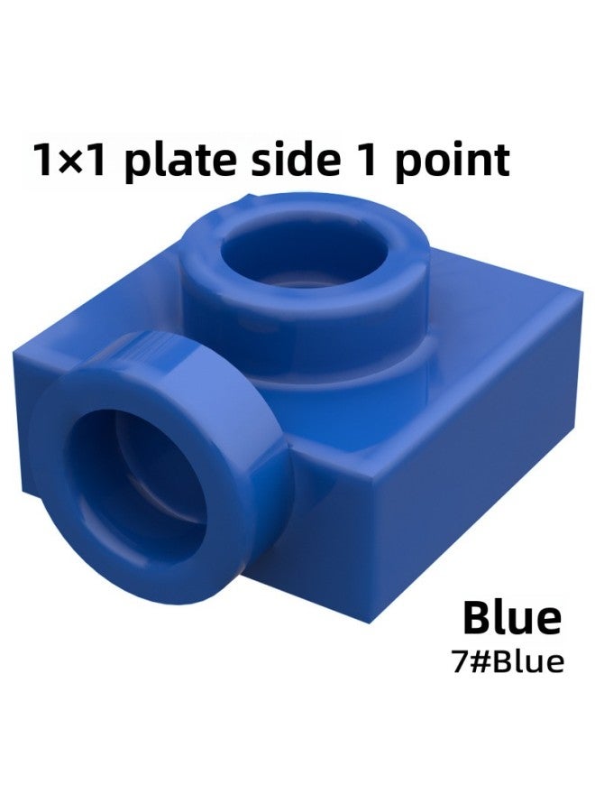 Tide Product Compatible With Lego Domestically Developed Parts 1x 1 Board Side With Short Hole Point MOC Special Accessories Kf-0004-Color:Blue 0.1kg About 510 Pieces  - Image 1