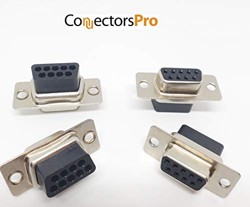 PC Accessories - Connectors Pro DB9 Female D-Sub Crimp Type Connector, 10-Pack No pin - Image 2