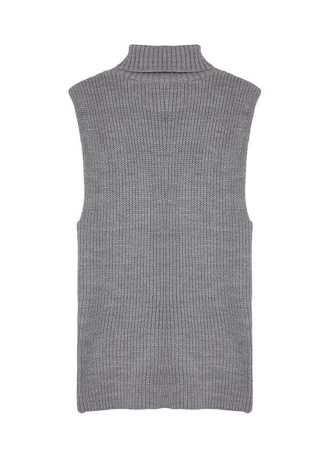 Gray Side Functional Buttoned Knitwear Sweater TWOAW25SV00015 - pzsku/Z56670FEB3D9300AB18F5Z/45/_/1730941414/caf3ec1b-d7b6-43f8-af43-0b253e8bdba4