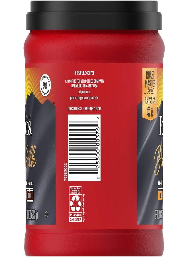 Folgers Folgers Black Silk Dark Roast Ground Coffee, 10.3 Ounces  - Image 3