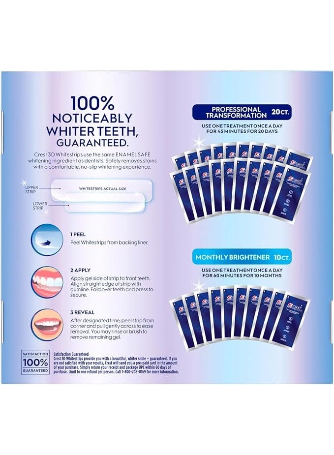 Crest 3D Whitestrips, 40 + 20 Strips - Image 2