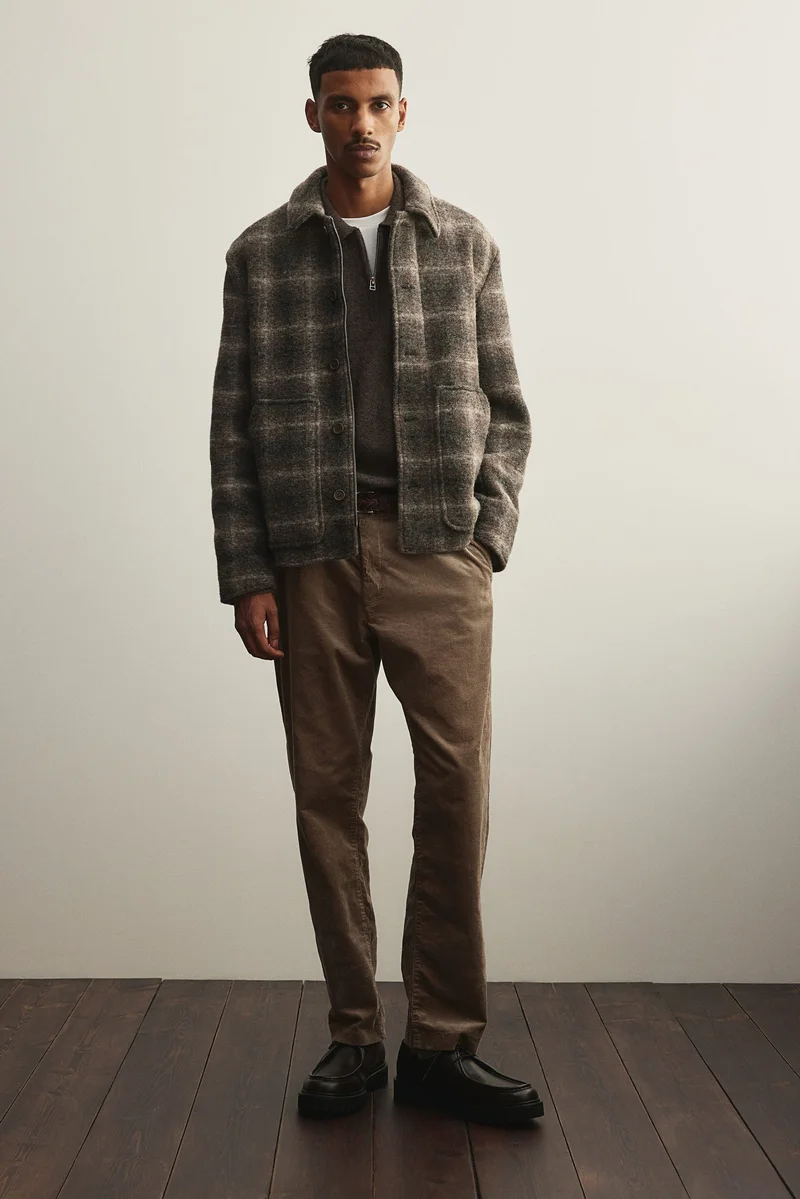 H&M Reglar Fit Corduroy Trousers