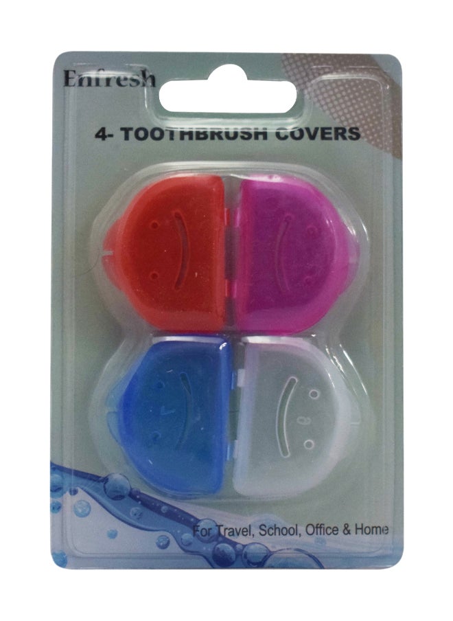 Enfresh - أغطية فرشاة الأسنان 4 قطع. - Image 1