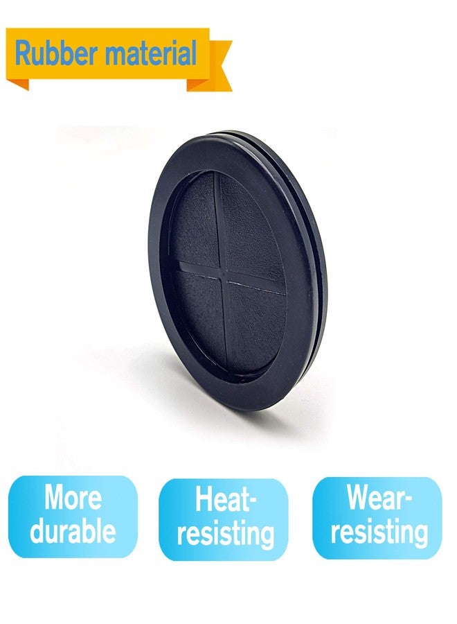 ECUDIS 8 Pcs Rubber Grommets Firewall Hole Plugs Wire Protection, 2-1/8" ID 2-1/2" Drill Hole - Image 2