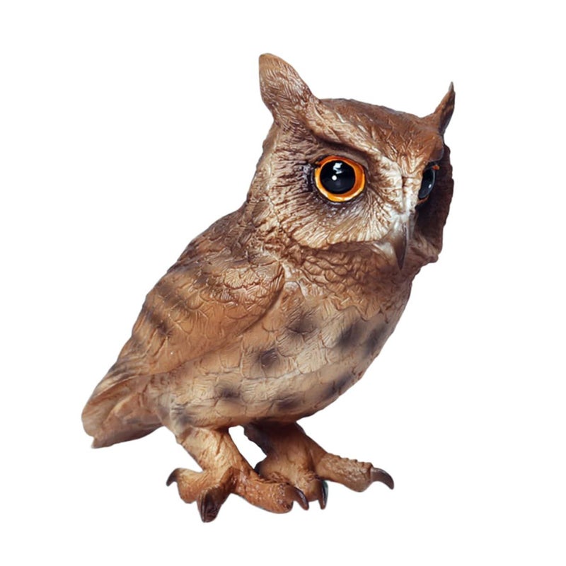 Realistic Simulation Owl Wildlife Figurine for Home Decor Boys Girls Learning Desktop Adornment - Image 2