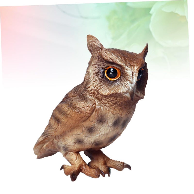 Realistic Simulation Owl Wildlife Figurine for Home Decor Boys Girls Learning Desktop Adornment - Image 4