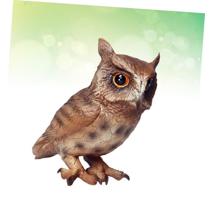 Realistic Simulation Owl Wildlife Figurine for Home Decor Boys Girls Learning Desktop Adornment - Image 5