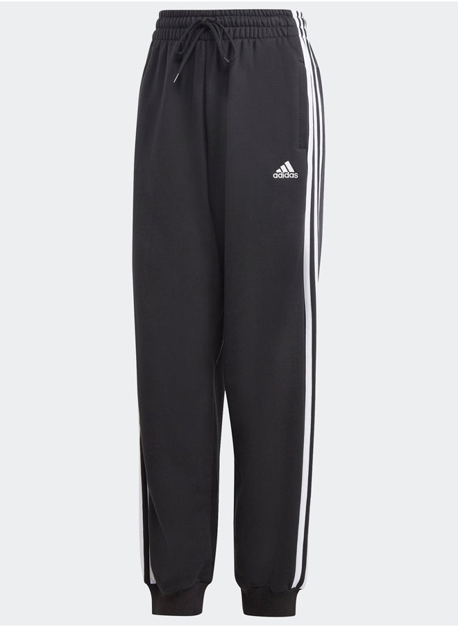 Adidas Essentials 3-Stripes French Terry Loose-Fit Joggers  - Image 1