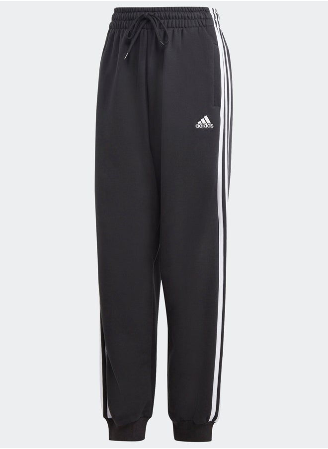 Adidas Essentials 3-Stripes French Terry Loose-Fit Joggers  - Image 2