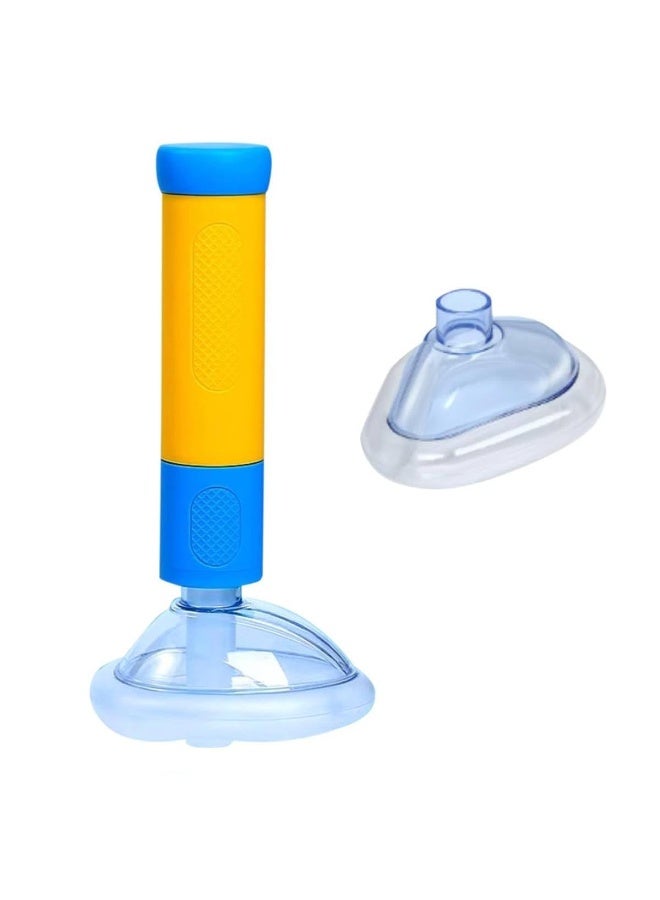 HUMJO Anti Choking Device, Emergency Rescue Mask,Choking Rescue Device for Kids and Adults, Portable Airway Suction Device, Airway Suction Device for Home & Travel First Aid - Image 2