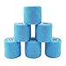 COMOmed Self Adherent Cohesive Bandage 2x5 Yards First Aid Bandages Stretch Sport Athletic Wrap Vet Tape for Wrist Ankle Sprain and SwellingLight Blue6 Rolls - Image 1