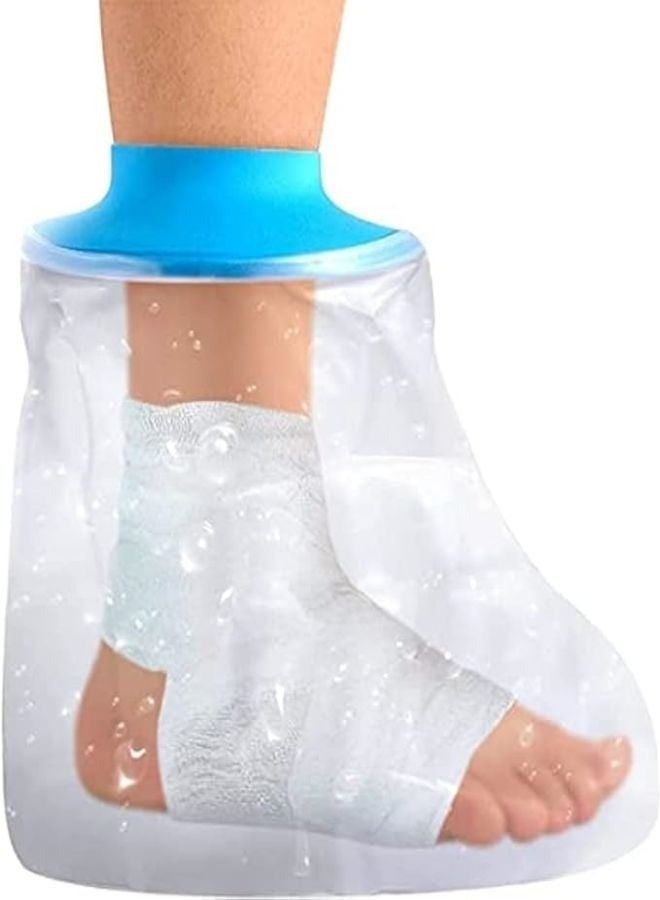 Coconut Waterproof Foot Cover, Cast Covers for Shower Adult Foot, Waterproof Foot Cast Wound Cover Protector for Shower Bath. Soft Comfortable Watertight Seal to Keep Wounds Dry. Bathing - Image 2