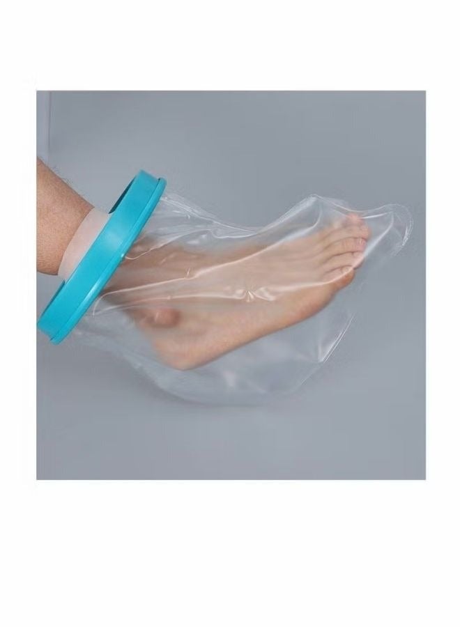 Coconut Waterproof Foot Cover, Cast Covers for Shower Adult Foot, Waterproof Foot Cast Wound Cover Protector for Shower Bath. Soft Comfortable Watertight Seal to Keep Wounds Dry. Bathing - Image 5