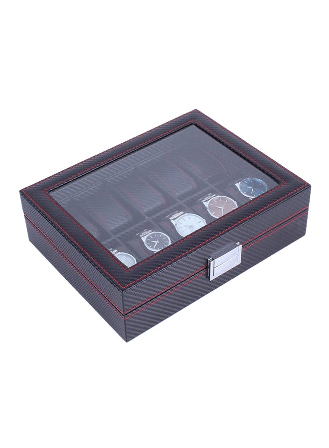 LESHP 10-Grid Wooden Watch Storage Box ZS177900 - Image 3