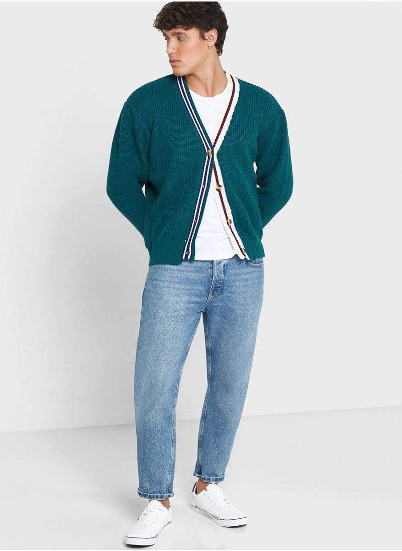 Seventy Five - Spliced Placket Cardigan - Image 1