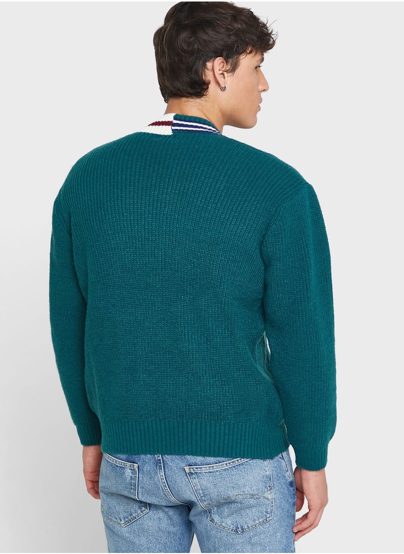 Seventy Five - Spliced Placket Cardigan - Image 1