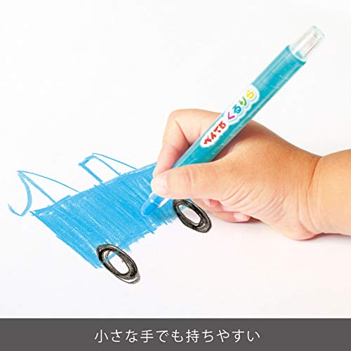 Pentel Kururira Twist Crayon - 12 Color Set (japan import) - Image 2
