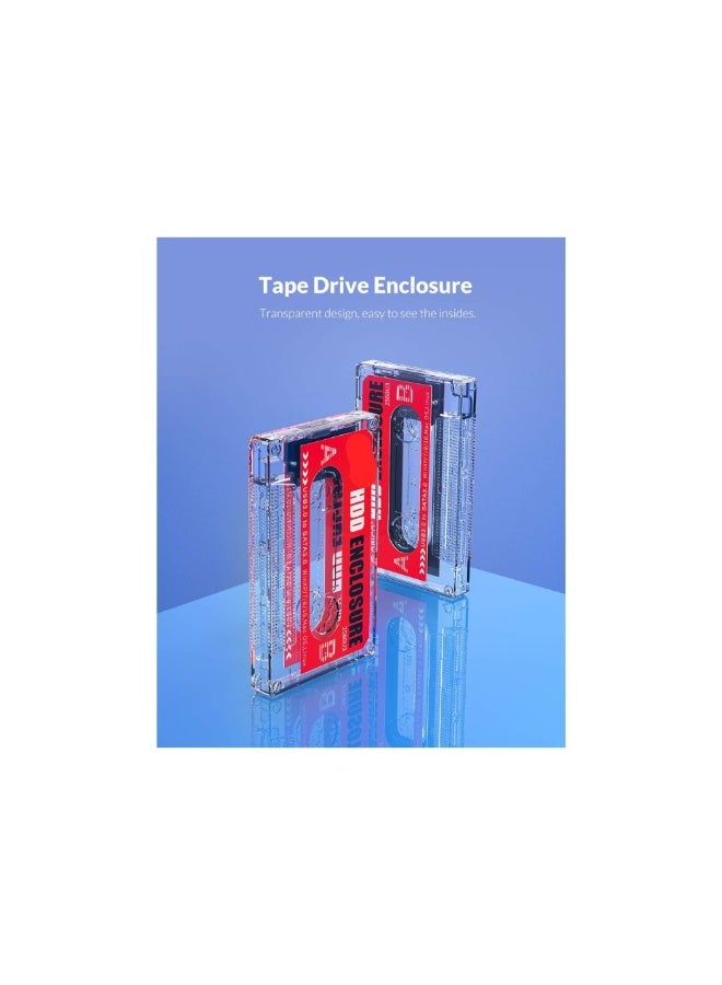 2.5" Transparent External Hard Drive Enclosure – USB 3.0 to SATA III – Tool-Free Design – Supports HDD/SSD Up to 4TB – UASP Compatible - Image 2