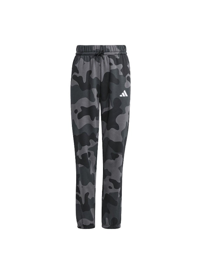 Adidas Adidas J Camo Fl Pant Black Pants (1/1) Pants For Kids - Image 1
