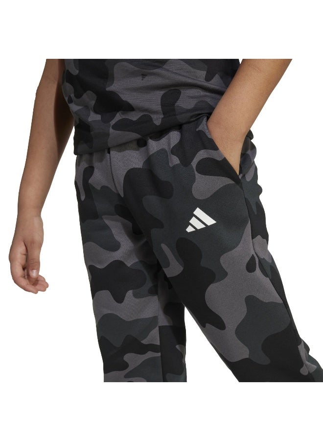 Adidas Adidas J Camo Fl Pant Black Pants (1/1) Pants For Kids - Image 5