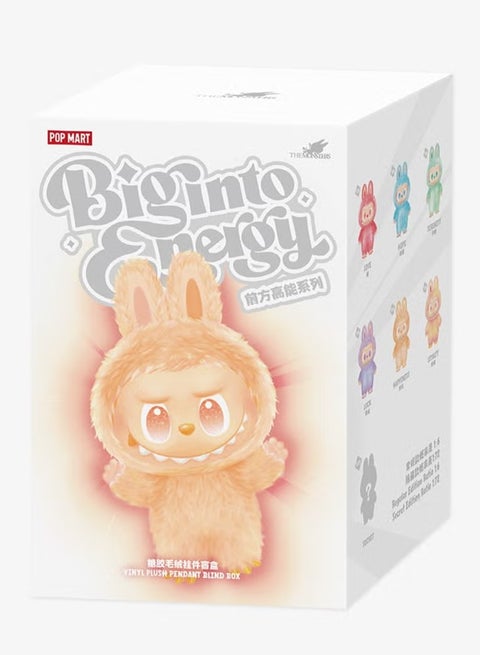 Labubu The Monsters Big into Energy Series Vinyl Plush Pendant Single Blind Box