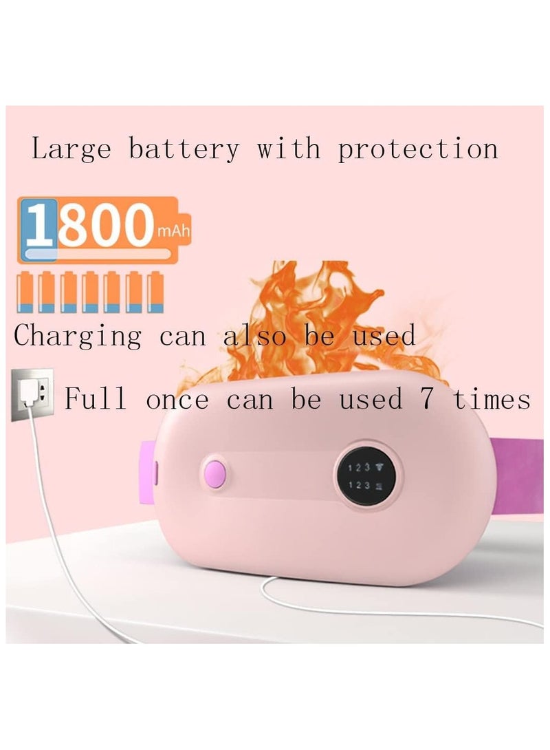 general Portable Cordless Heating Pad with 3 Heat Levels and 3 Massage Modes with Automatic Belt Closure Device for Women's Menstrual Pain Relief - Image 5