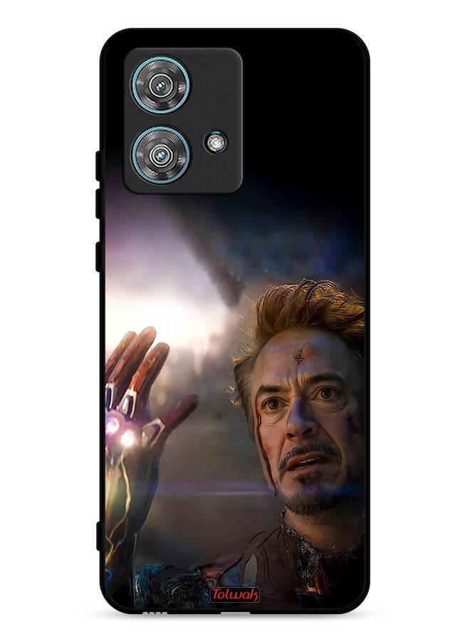 Tolwak Motorola Edge 40 Neo 5G Protective Case Cover I Am Iron Man  - Image 1