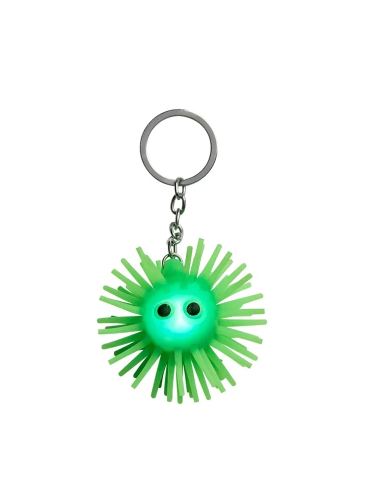 تينك Fuzzy Guy Light Up Keyring Green