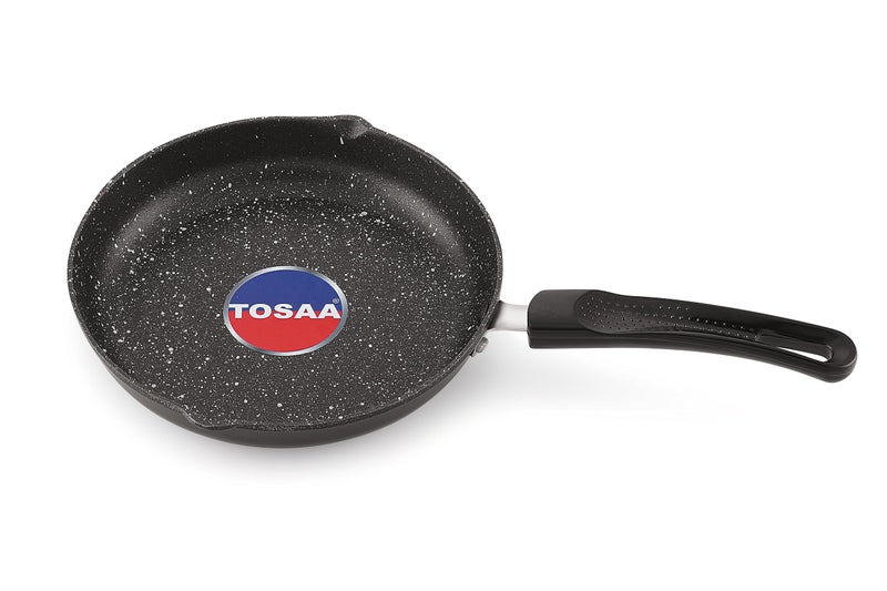 TOSAA Non Stick Diecast Mini Pan 17Cm, Black (TCMP17) - Image 1