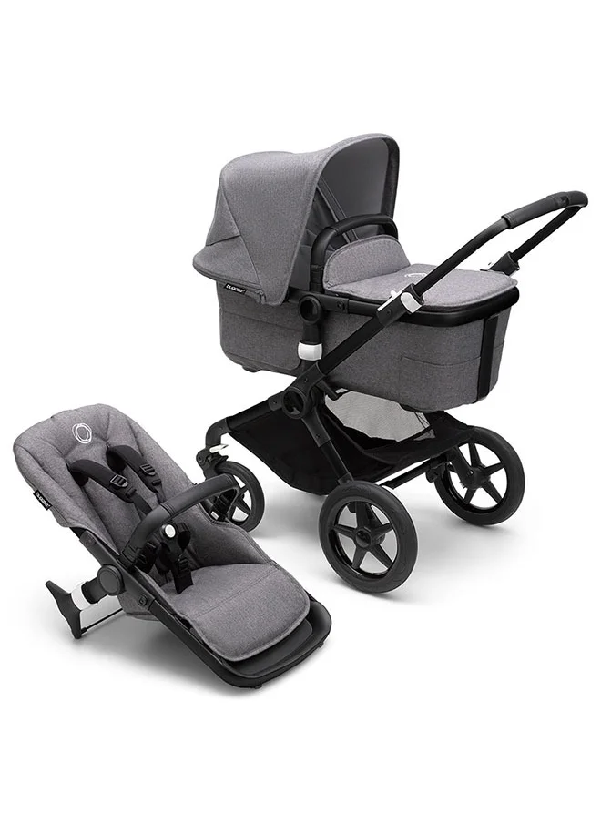 Bugaboo Baby Fox 3 Complete Me Stroller, Grey Melange