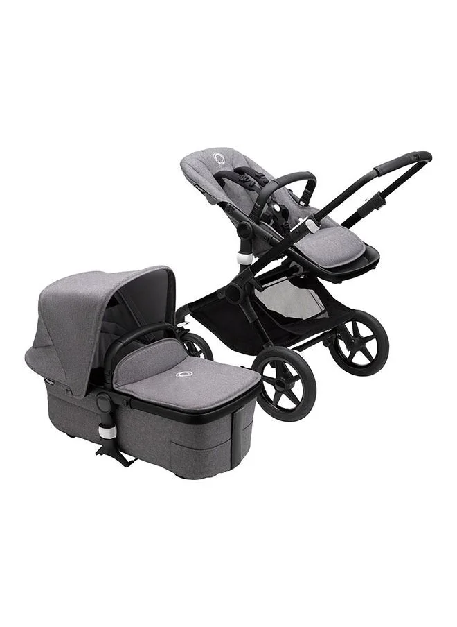 بوجابو Baby Fox 3 Complete Me Stroller, Grey Melange