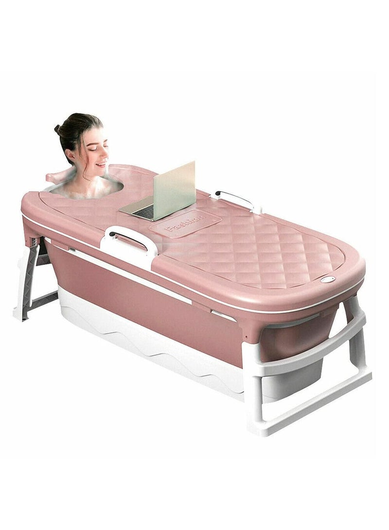 DubaiGallery Newest Big Plastic Freestanding Bathroom Folding 1 Person Hot Tub Mobile Home Bathtub Portable Bathtub For Adults - Image 2