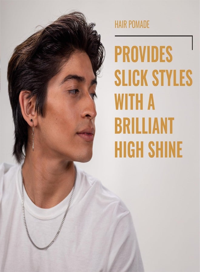 Fix Your Lid Hair Pomade for Men - Water Based Pomade Medium Hold High Shine - Easy to Wash Out - All Hair Types - 3.75 oz + 1.7 oz - Image 2
