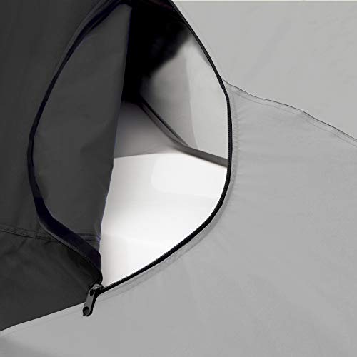 Jetpro Trailerable Jet Ski Cover, Waterproof Marine Grade 600D Heavy Duty Polyester PWC Cover Gray/Black Color Fits from 126"-135" 3 Seater - Image 3