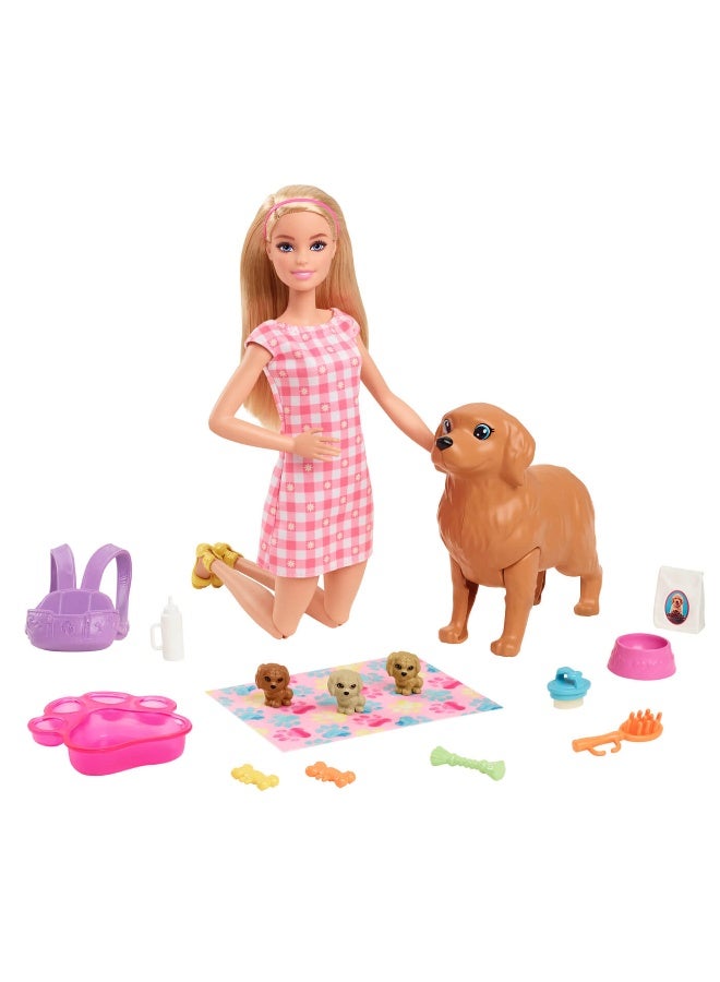Barbie Newborn Pups Playset & Doll - Image 2