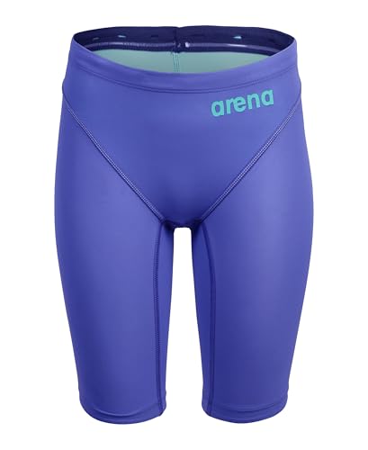 ARENA Powerskin Impulso Boys' Racing Jammer Competition Swimsuit One Piece Athletic Swim Team Championship Tech Suit, Future Dusk, Size 26 - Image 1