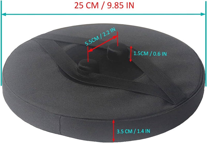 Outward Gear Thick Seat Cushion for Telescopic Stools, Collapsible Stool Chair Pads with Premium Foam, Fits all Round Retractable Folding Stools (Cushion Only) - Image 3