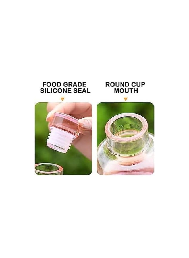 500ml Water Bottle with Reusable Time Tags Plastic Outdoor Sports Drink Bottle (Green)