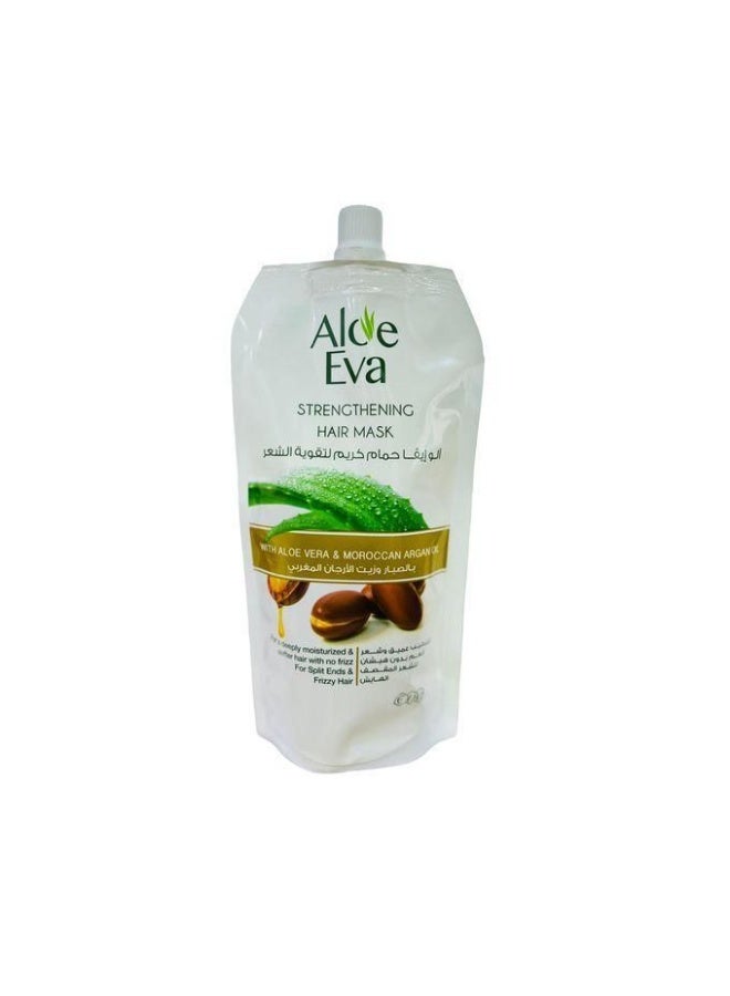 Aloe Eva Strengthening Hair Mask With Aloe Vera & Moroccan Argan Oil 250G - Image 1