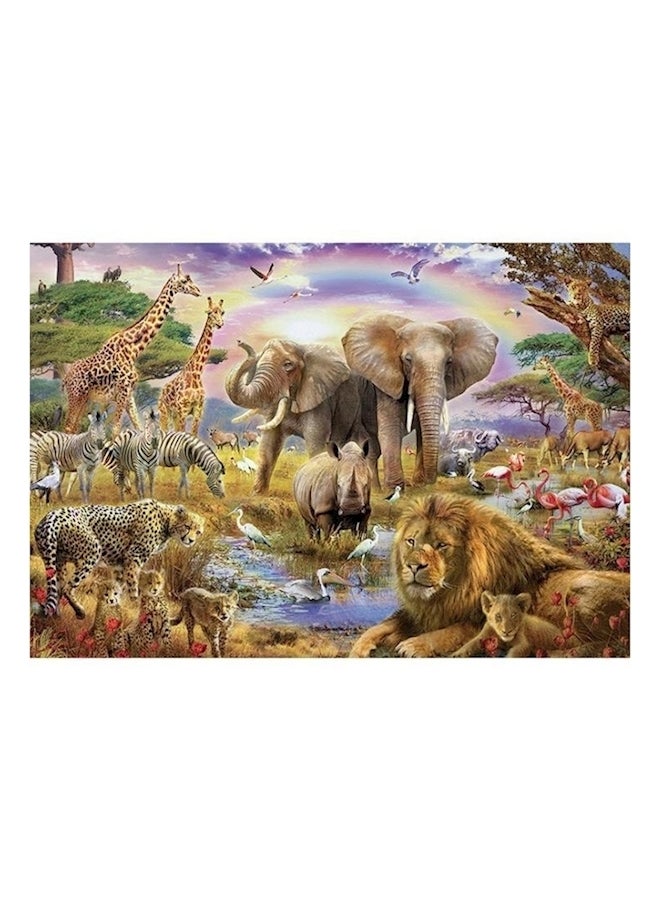 1000-Piece Cartoon Animal Puzzle Set