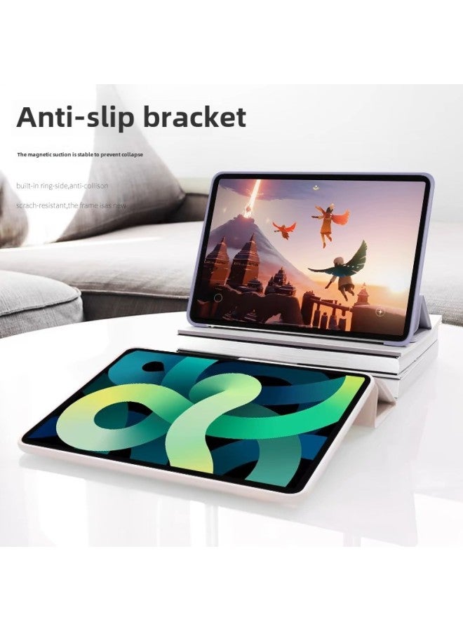 مناسبة لحافظة حماية Ipad 9pro2025 حافظة حماية 10 Ipadair7/6 Tablet Mini5 الجيل الحادي عشر - اللون: أبيض ثلجي أزرق - الموديلات القابلة للتطبيق: iPad Air2024 【 13 بوصة 】 - Image 3