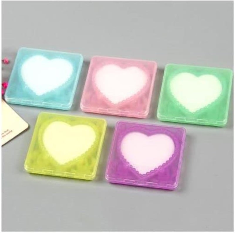 Heart Shape Portable Soap Sheets - Sterilization - 20 Sheets - Random Colors (1)