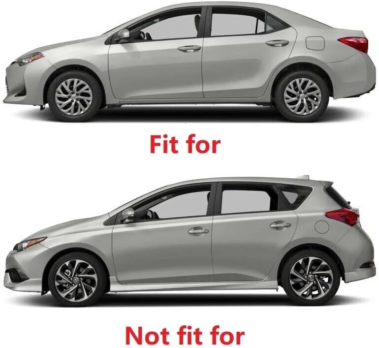 QASULER 6PCS Polished Pillar Posts for Toyota Corolla - Image 4