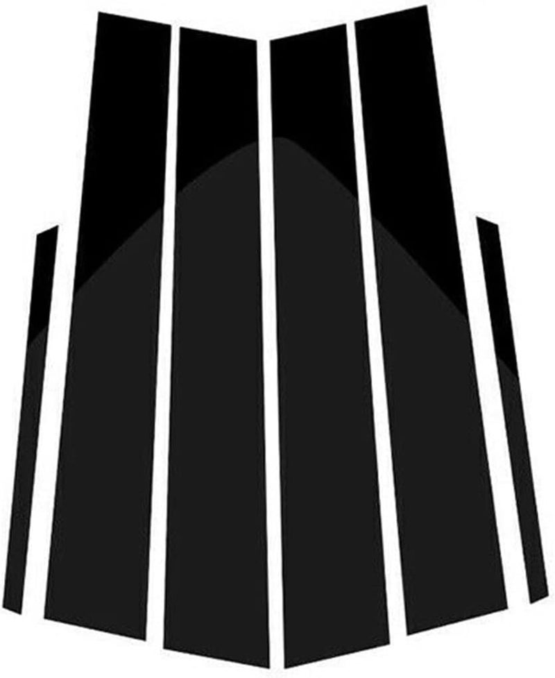 QASULER 6PCS Polished Pillar Posts for Toyota Corolla - Image 1