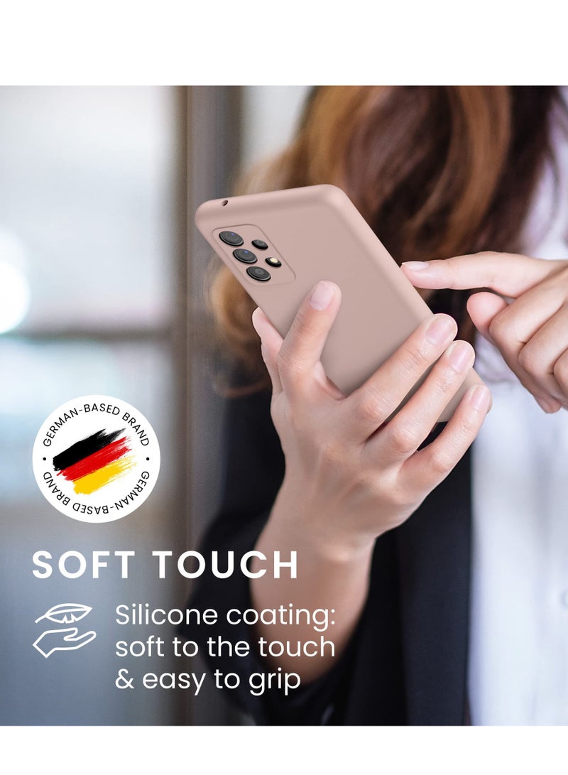 BORTONY Samsung Galaxy A52 5G Case Soft Liquid Silicone with Inside Microfiber Lining Camera Protective Back Cover  - Image 4