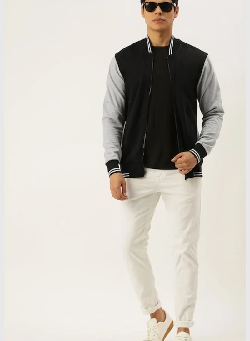 Campus Sutra Stylish Color block Jacket