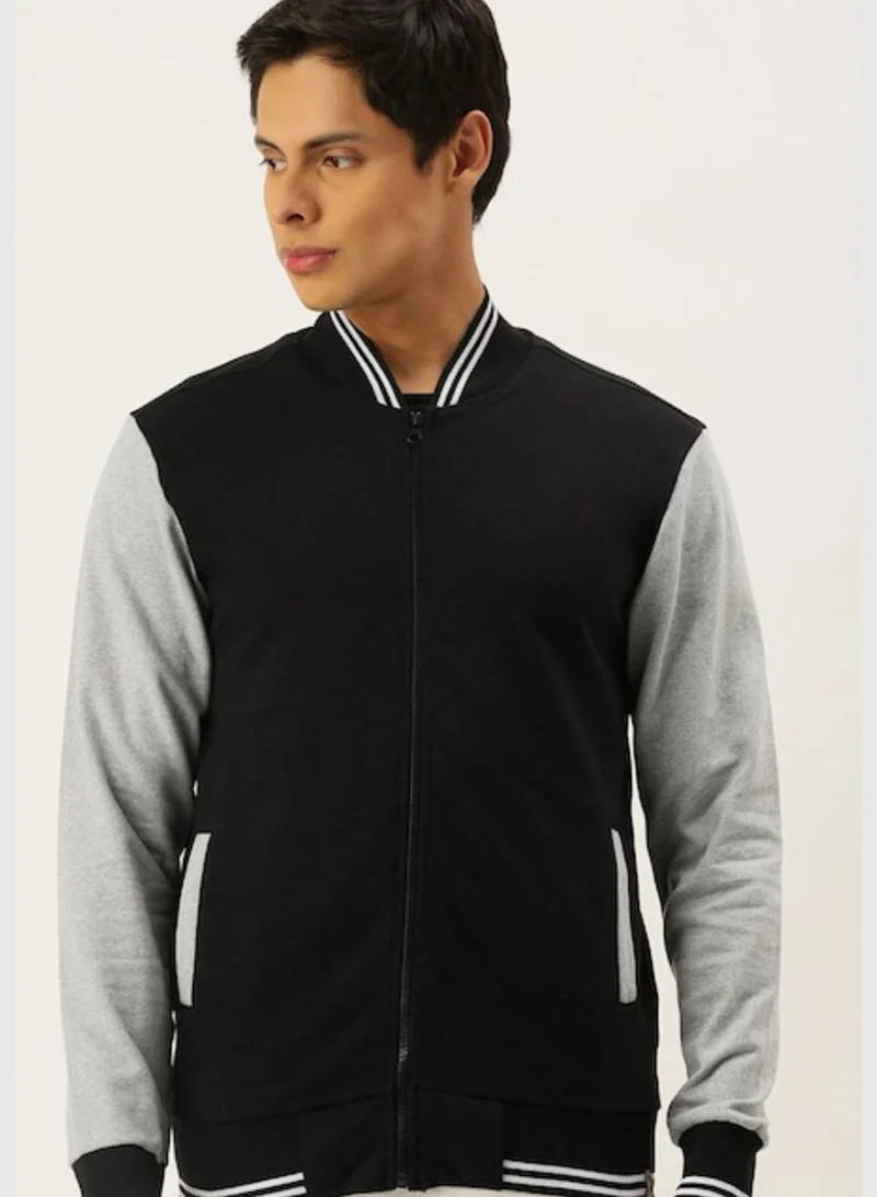 Campus Sutra Stylish Color block Jacket