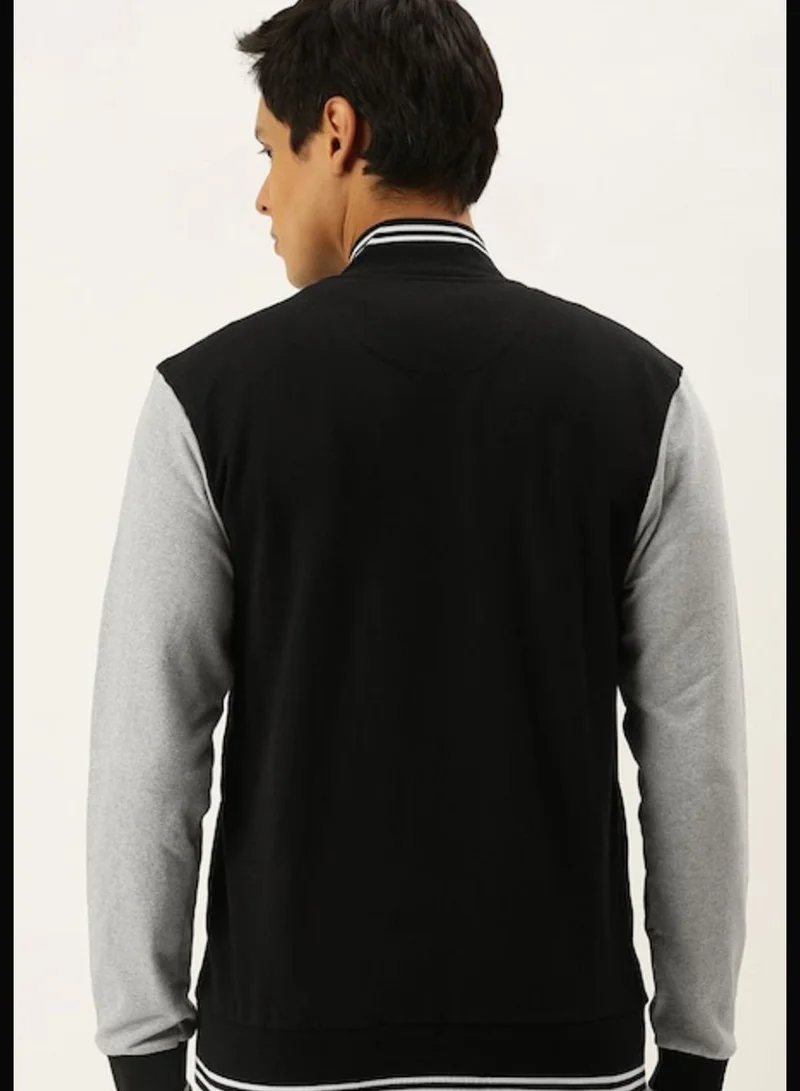 Campus Sutra Stylish Color block Jacket